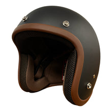 Load image into Gallery viewer, Cooler King Helmet - Matt Black - Chocolate Lined