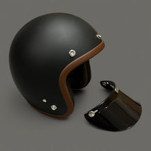 Load image into Gallery viewer, Cooler King Helmet - Matt Black - Chocolate Lined