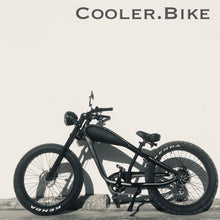 Carica l'immagine nel visualizzatore di Gallery, Cooler King 750S BLACK EDITION eBike - 48v, Retro Style Electric Bike