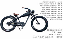 Load image into Gallery viewer, Cooler King 750S eBike - 48v, Retro Style Electric Bike