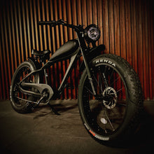 Carica l'immagine nel visualizzatore di Gallery, Cooler King 750S BLACK EDITION eBike - 48v, Retro Style Electric Bike