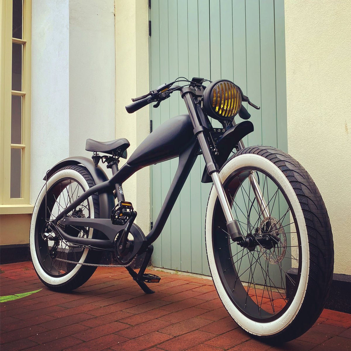 Cafe Racer Motorized Bicycle Café Racer Electric Motorcycle By