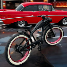 Load image into Gallery viewer, UK DISPLAY MODEL - Cooler King 750ST8 Black Edition eBike - 48v, Retro Style Electric Bike