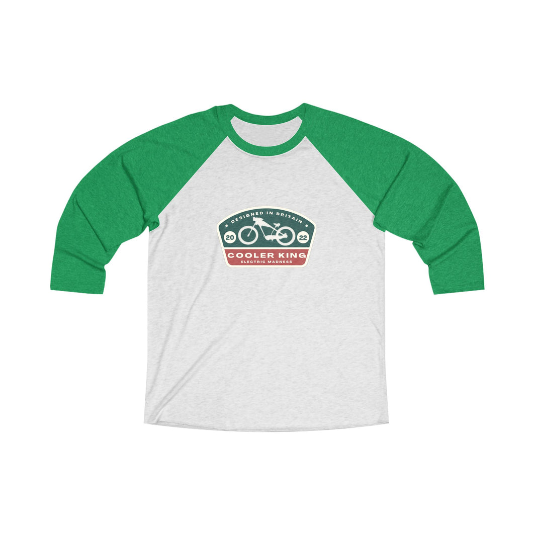Designed in Britain Unisex Tri-Blend 3\4 Sleeves Tee