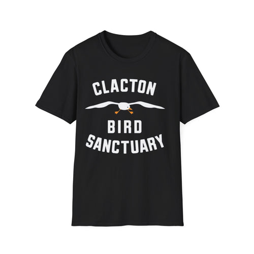 CLACTON BIRD SANCTUARY Chocalate S T-Shirt - Two Ronnies