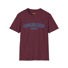 Laden Sie das Bild in den Galerie-Viewer, Cooler King Fighter Claret and Blue Unisex Softstyle T-Shirt - Casual Streetwear Tee