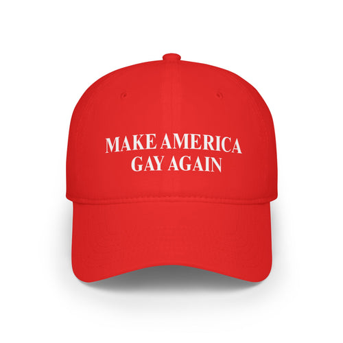 Make America Gay Again Baseball Cap - Humorous Hat to Annoy Your Neighbours, Pride Cap, LGBTQ+ Hat, Unisex Sports Cap, Funny Gift, Summer Accessory