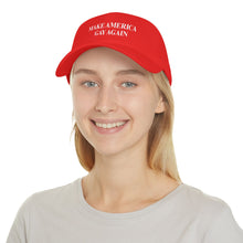 Laden Sie das Bild in den Galerie-Viewer, Make America Gay Again Baseball Cap - Humorous Hat to Annoy Your Neighbours, Pride Cap, LGBTQ+ Hat, Unisex Sports Cap, Funny Gift, Summer Accessory
