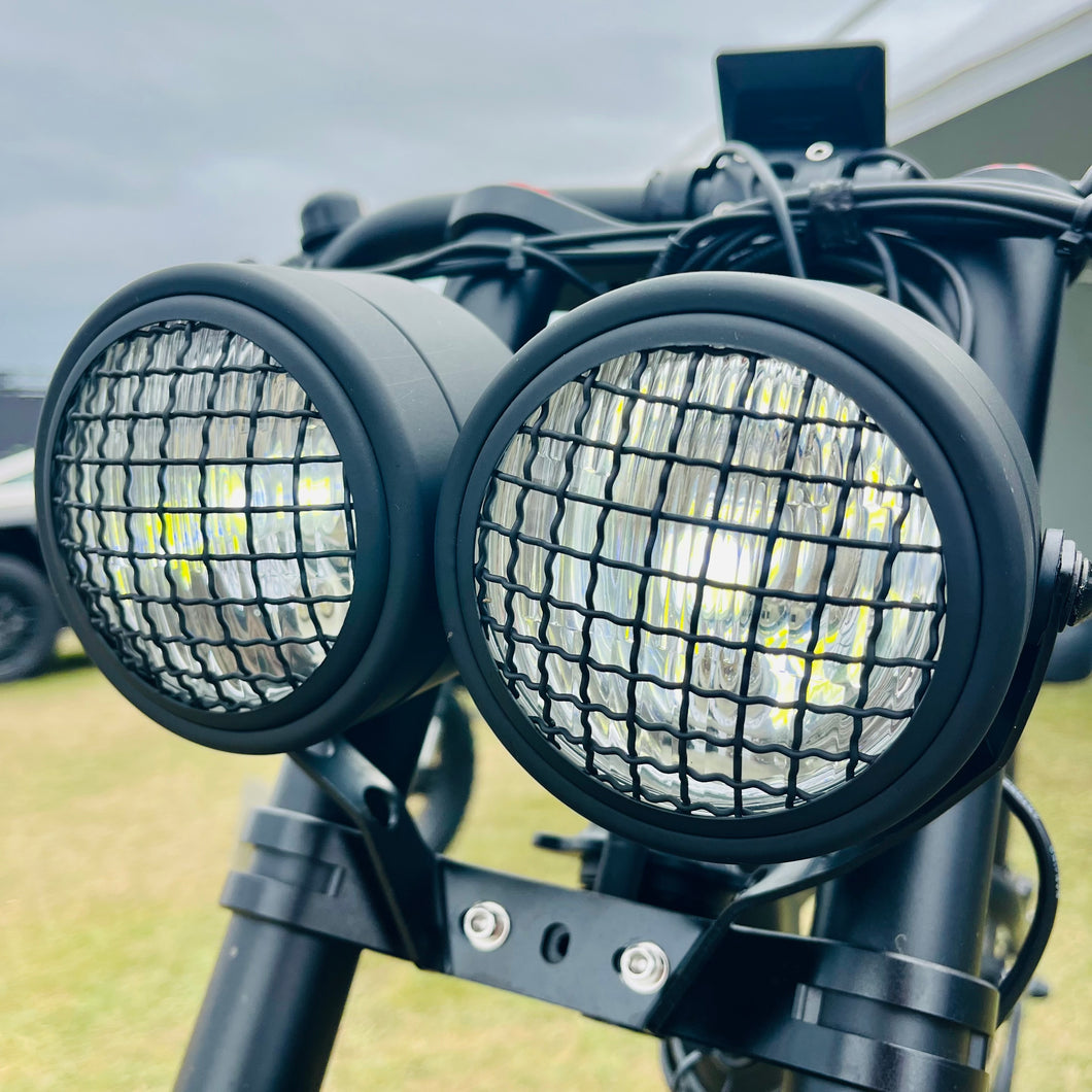 Cooler King ST Twin LED Headlights w/ mesh grilles