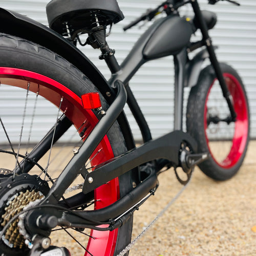 Cooler King 750STR BLACK EDITION eBike - 48v Retro Style Electric Bike