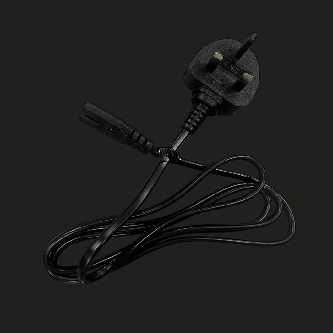 Ladekabel – C7-Achterstecker auf 2-poligen UK-Stecker