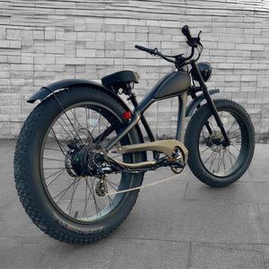 NEW: Cooler King 1500S BLACK EDITION eBike - 52v, Retro Style Electric Bike