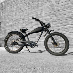 NEW: Cooler King 1500S BLACK EDITION eBike - 52v, Retro Style Electric Bike