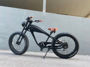 Cooler King 250S eBike - 36v, Retro Style Electric Bike - with front suspension
