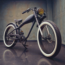 Load image into Gallery viewer, Cafe King 1500S eBike - 52v, Retro Cafe Racer Style Electric Bike