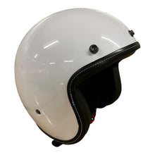 Carica l&#39;immagine nel visualizzatore di Gallery, Cooler King Helmet - Gloss White - Black Lined