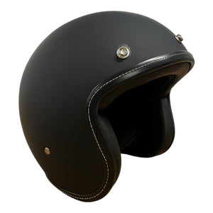 Cooler King Helmet - Matt Black - Black Lined