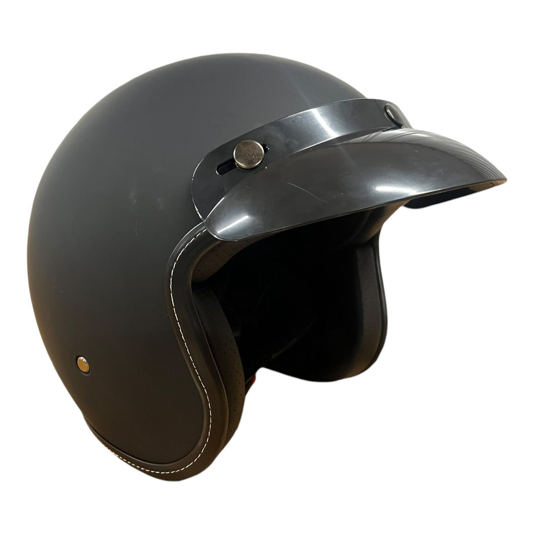 Cooler King Helmet - Matt Black - Black Lined