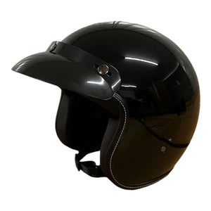 Cooler King Helmet - Gloss Black - Black Lined