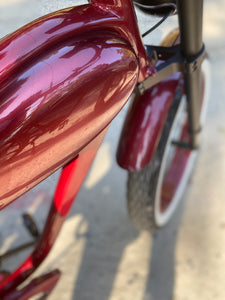 Cooler King 750S RED EDITION eBike - 48v, Retro Style Electric Bike