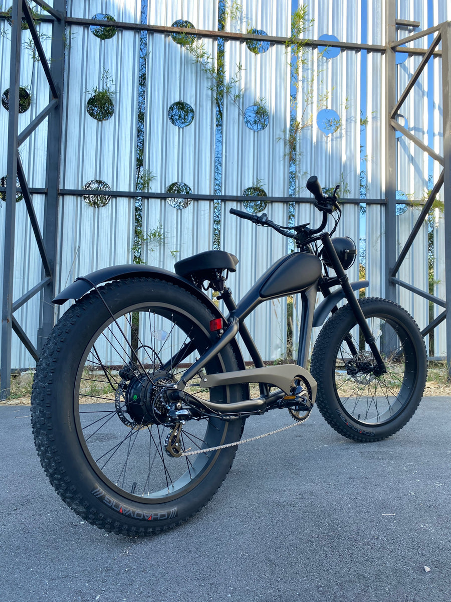 Cooler King 750S BLACK EDITION eBike 48v, Retro Style Electric Bike