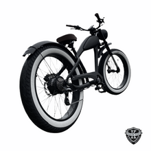 Load image into Gallery viewer, Cooler King 750S BLACK EDITION eBike - 48v, Retro Style Electric Bike