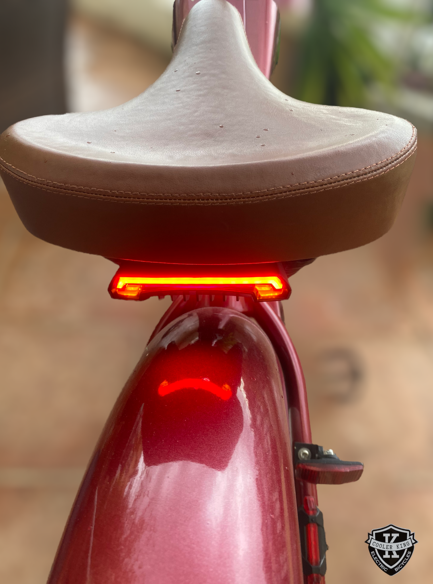 Meilan Smart Bike Tail Brake Light Indicators and Laser