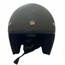 Load image into Gallery viewer, Cooler King Helmet - Lucky 8 Ball - Matt Black or Slate Grey - Black Lined