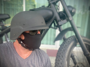 SWAT Squad Helmet - lightweight, matt black.