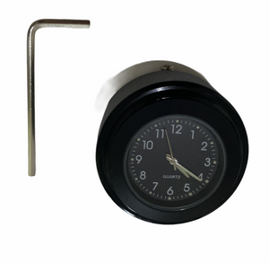 Handlebar Timepiece - metal quartz clock