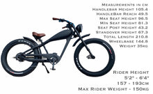 Load image into Gallery viewer, Cooler King 750S BLACK EDITION eBike - 48v, Retro Style Electric Bike