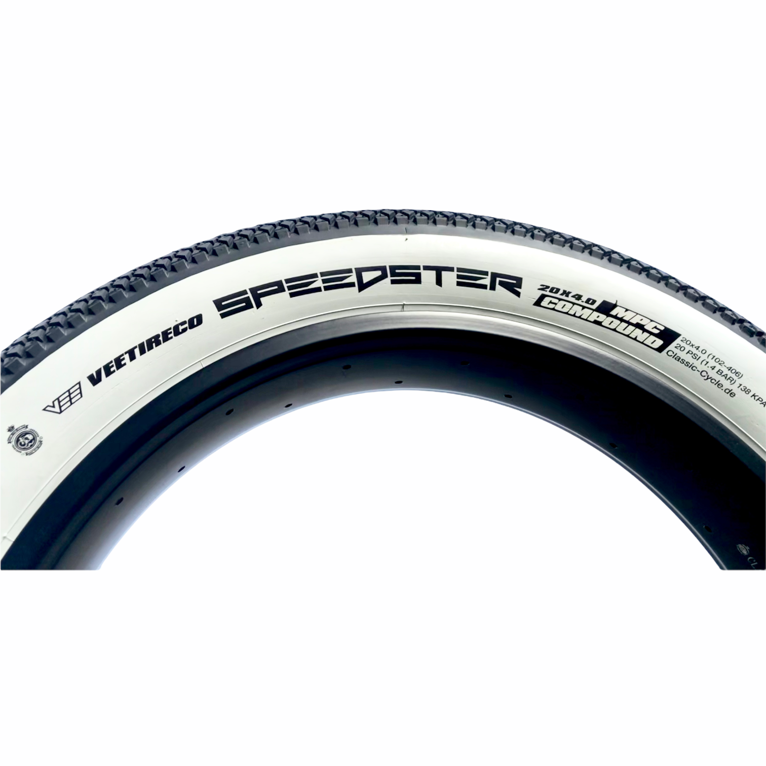 Vee tire best sale speedster 20x4 whitewall